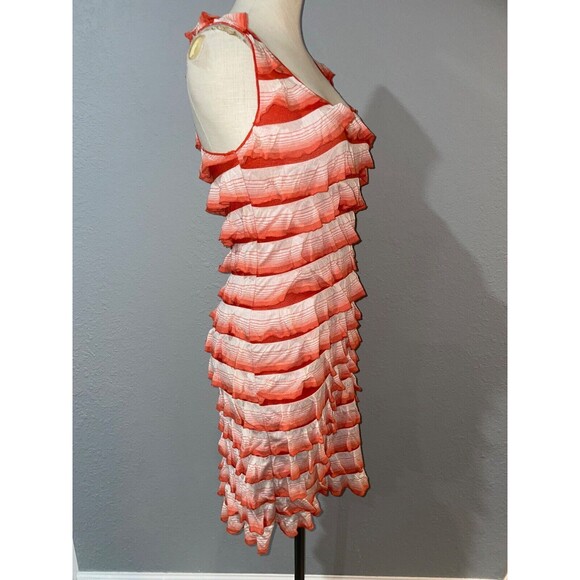 Studio M Vintage NWT Y2K Women’s Stretch Knit Tiered Mini Dress size M Boho - Picture 4 of 7